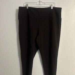 JNY Jones New York Plus Brown leggings, size 3X